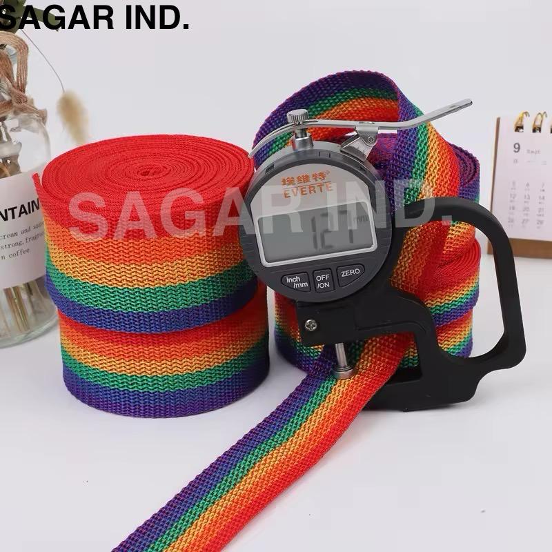 Rainbow Webbing Strap