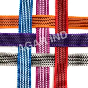 Sagar Industries is a trusted dog belt webbing manufacturer in Delhi, offering durable, high-strength webbing ideal for pet collars, leashes, and harnesses. Our dog belt webbing is made from premium-quality nylon and polyester, available in various colors, sizes, and patterns. Designed for comfort and reliability, our webbing is widely used by pet accessory brands and manufacturers across India. With advanced weaving technology and bulk production capacity, we ensure timely delivery and consistent quality. Choose Sagar Industries for customized dog belt webbing solutions at competitive prices.