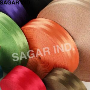 Nylon car seat belt webbing